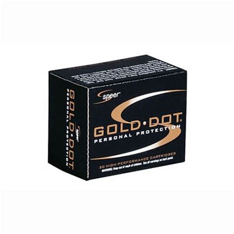 Speer Gold Dot Personal Protection 9mm Luger P Ammunition 20 Rounds