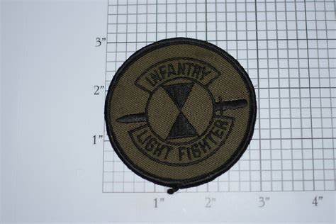 Infantry Light Fighter 7th Division Fort Ord California Subdued Vintage