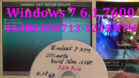 Windows 7 Build 7600 Rtm Ultimate 64 Bit Youtube