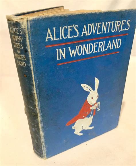 Alices Adventures In Wonderland First Edition Copyright 1907 By Lewis