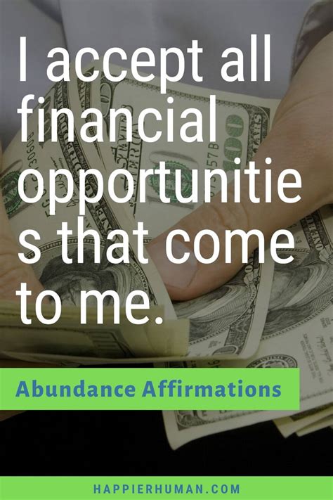 95 Abundance Affirmations To Manifest Wealth And Money Happier Human