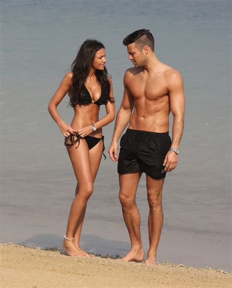 michelle keegan busty in a tiny black bikini at the beach porn pictures xxx photos sex images