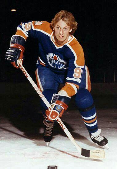 Wayne Gretzky Edmonton Oilers Nhl Hockey Wayne Gretzky Ice