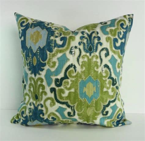 20 Lime Green And Blue Pillows