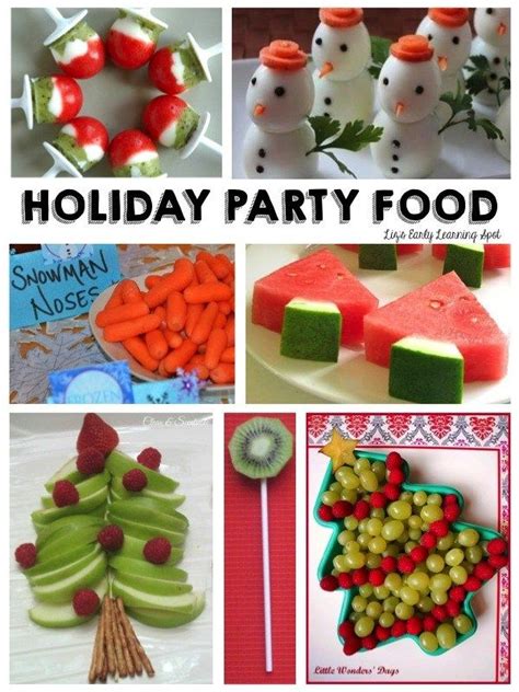 10 Healthy Christmas Party Foods Lizs Early Learning Spot Healthy