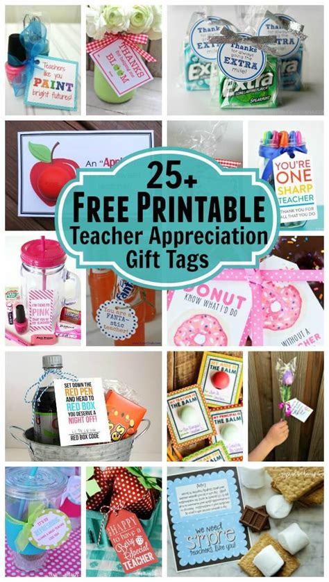 The most common teacher appreciation printable cards material is paper. 25+ Free Printable Teacher Appreciation Gift Tags - Joy in ...