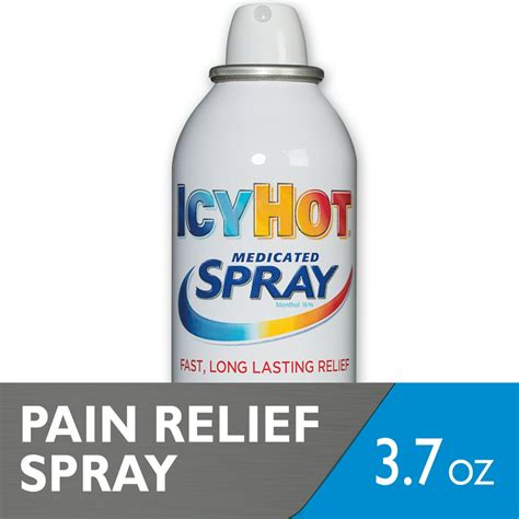Icy Hot Medicated Pain Relief Spray 37 Oz