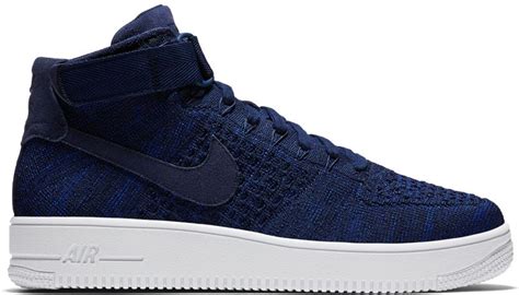 Nike Air Force 1 Ultra Flyknit Mid College Navy 817420 401