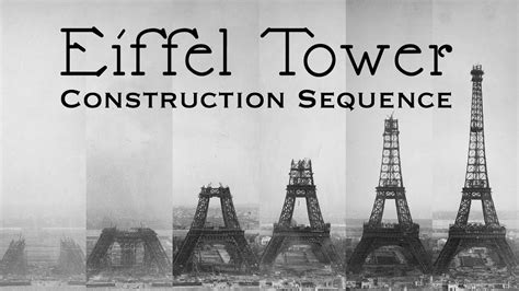 Epic Eiffel Tower Construction Timelapse Youtube