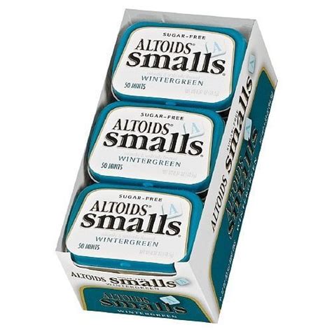 Altoids Smalls Curiously Strong Mints Sugar Free Wintergreen 9