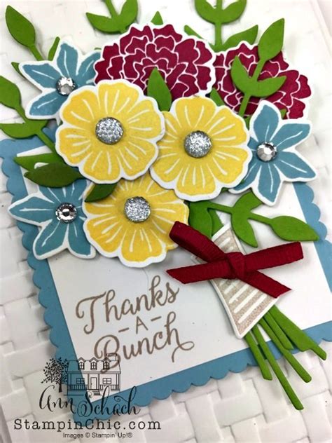 Beautiful Bouquet Thank You Card For Pp441 The Stampin Schach