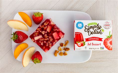 simply delish jel dessert sugar free jelly powder strawberry jelly