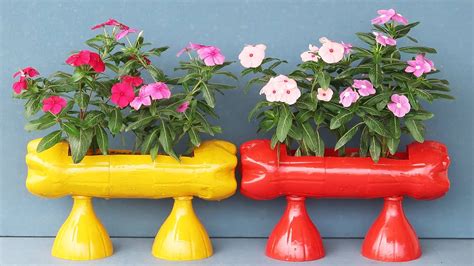 How To Make Flower Pots From Plastic Bottles Recycle Beautiful Plastic