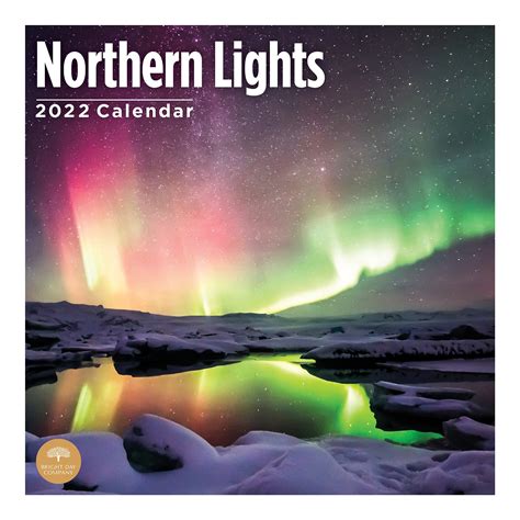 Buy 2022 Northern Lights Wall Calendar By Bright Day 12 X 12 Inch