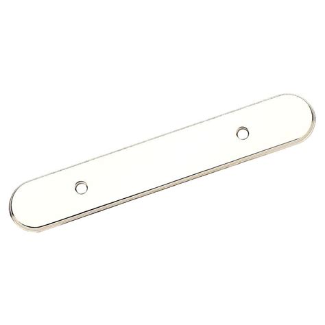 Shop our great selection of cabinet backplates to accent your drawer fronts with style. Amerock Royal Family 3 in. Polished Chrome Pull Backplate ...