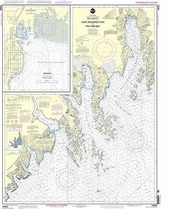 Noaa Nautical Chart 16682 Cape Resurrection To Two Arm Bay Seaward