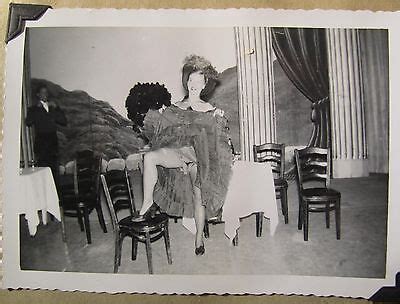 Vintage S Photo Girl On Stage In Play Upskirt Ebay