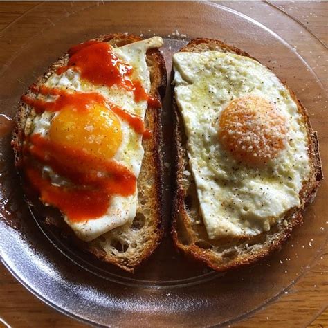 Homemade Fried Egg On Toast Rfood