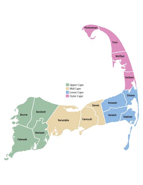 Town Map Of Cape Cod Pretty Picky Home Rentals