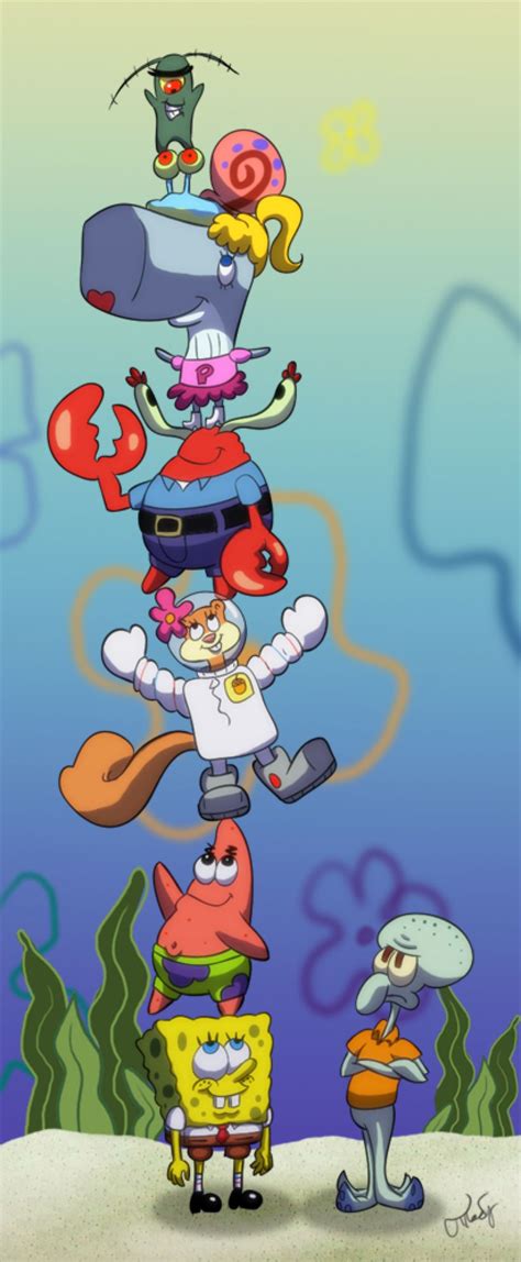 Spongebob Characters Wallpaper Kolpaper Awesome Free Hd Wallpapers