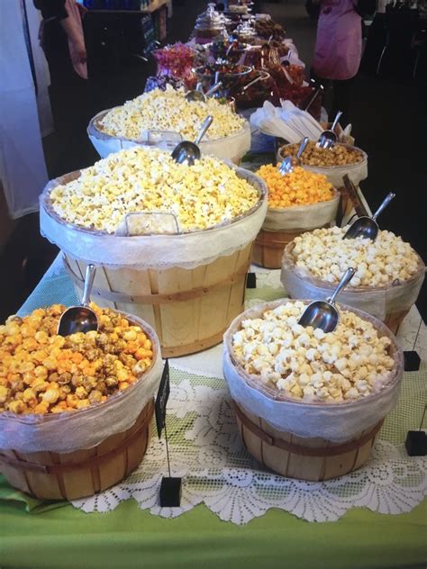 Popcorn Bar Sweets Table Set Up Idea Visit For Bulk