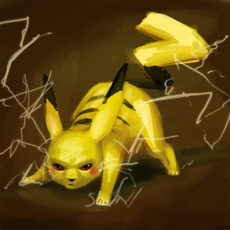 Evil Pikachu By Wegs On Deviantart