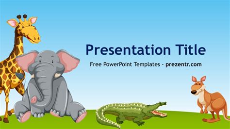 Free Animals Powerpoint Template Prezentr Ppt Templates