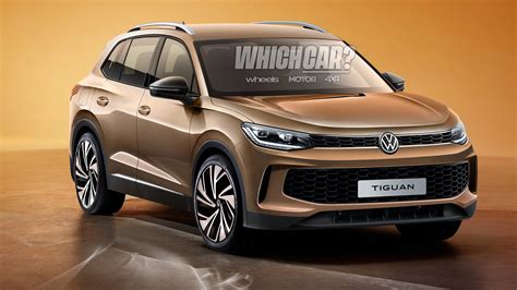 Volkswagen Tiguan 2024 нового поколения показали на рендере