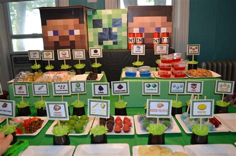 There was a lot of fun things that we were able to create for my son's birthday. oh, really?!: MINECRAFT PARTY - ANDREW IS 8!