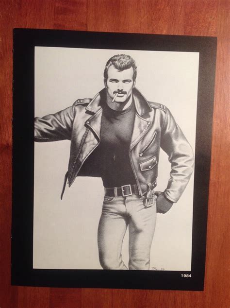 Art Page Print Tom Of Finland Book Retrospective Handsome Police Tf Ebay