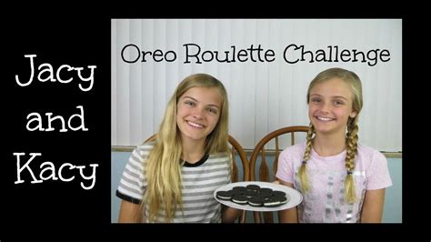 Oreo Roulette Challenge ~ Jacy And Kacy Youtube