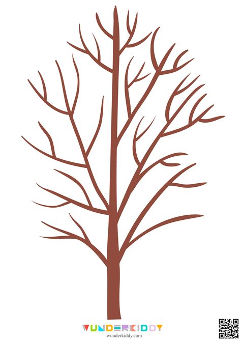 Printable Tree Template For Craft And Coloring Pages For Kids