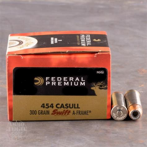 454 Casull Ammunition For Sale Federal 300 Grain Jacketed Hollow Point