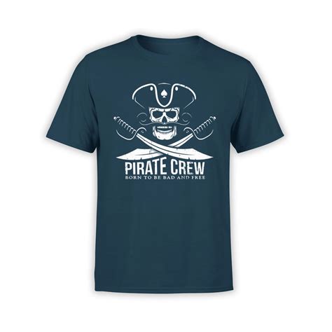 Pirate T Shirt Pirate Crew Unisex T Shirt 100 Ultra Cotton