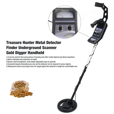 Professional Underground Metal Detector Handheld Treasure Hunter Gold