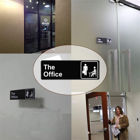 The Office Sign Main Official Self Adhesive Sign For Door Or Wall 9 X