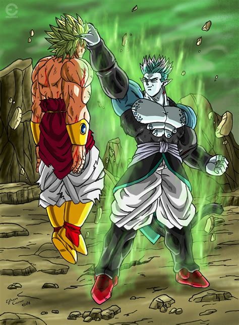 Drawing Kloro Vs Broly Requestcommissioned By Daniel
