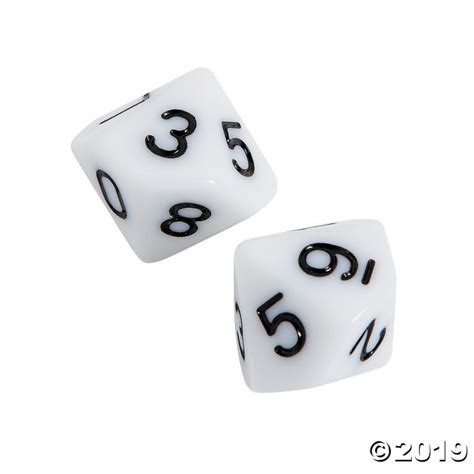 10 Sided Dice 10 Pieces