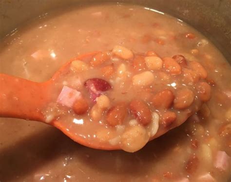 Ham And Bean Soup Instant Pot Recipe Perfect For Your Leftover Ham Bone She Cooks With Help