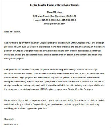graphic designer cover letter template   word
