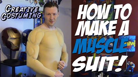 This type of costume is often used make a paper pattern for each muscle you want to add to the suit. How to Make a Muscle Suit! - by Creative Costuming - YouTube