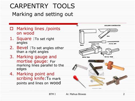 Ppt Carpentry Tools Powerpoint Presentation Free Download Id5449701