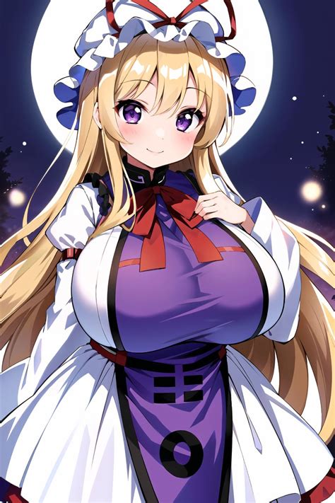 Yakumo Yukari Touhou Generated By Rkkrn Using Loli A Aibooru