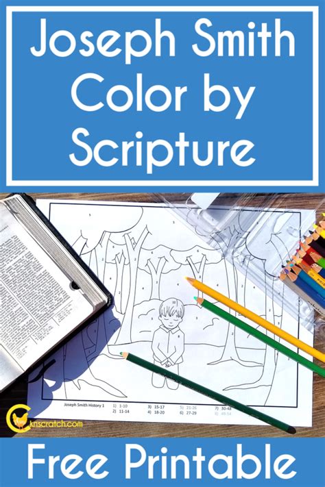 Print small egg kit and egged sign. Joseph Smith Color by Scripture in 2020 | Joseph smith