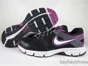Nike Downshifter 4 Blackwhitedark Grayberry Purple Running Womens