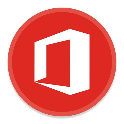Red Office Icon Microsoft Office Icon Button Ui Microsoft Office Apps