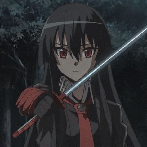 Aesthetic Anime Icons Akame Profile Picture Magical Return