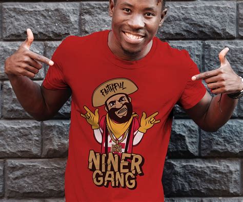 faithful niner gang tee shirt bang bang niner gang san francisco etsy