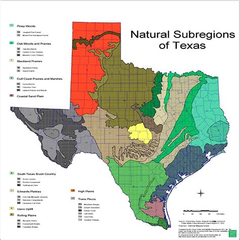 Naturalregionsoftexas Texas Endemics Distribution