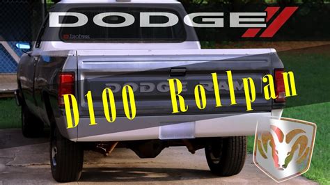 Dodge D100 Rollpan Install Ram Truck Roll Pan Installation Youtube